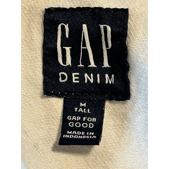 Gap Women’s Distressed Cropped Light Wash Jean Tie Dye Denim Jacket Med Tall NEW - Picture 6 of 9